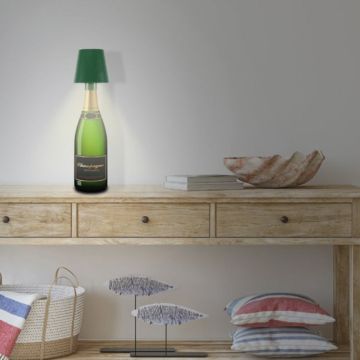 Επιτραπέζιο Επαναφορτιζόμενο Φωτιστικό LED σε πράσινο χρώμα Beper P201UTP115 - 