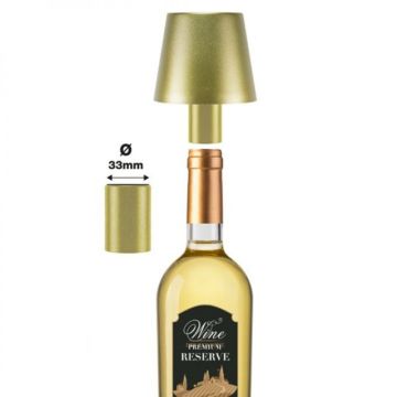 Επιτραπέζιο Επαναφορτιζόμενο Φωτιστικό LED σε χρυσό χρώμα Beper P201UTP116 - 