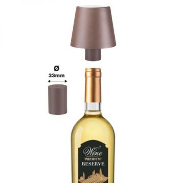 Επιτραπέζιο Επαναφορτιζόμενο Φωτιστικό LED σε καφέ χρώμα Beper P201UTP120 Επιτραπέζιο Επαναφορτιζόμενο Φωτιστικό LED σε καφέ χρώμα Beper P201UTP120