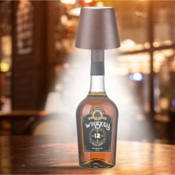 Επιτραπέζιο Επαναφορτιζόμενο Φωτιστικό LED σε καφέ χρώμα Beper P201UTP120 - 