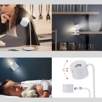 Επαναφορτιζόμενο Φωτιστικό LED διπλής κατεύθυνσης, Lumini, Beper P201UTP303 - 