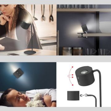 Επαναφορτιζόμενο Φωτιστικό LED διπλής κατεύθυνσης, Lumini, Beper P201UTP304 - 