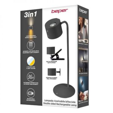 Επαναφορτιζόμενο Φωτιστικό LED διπλής κατεύθυνσης, Lumini, Beper P201UTP304 - 