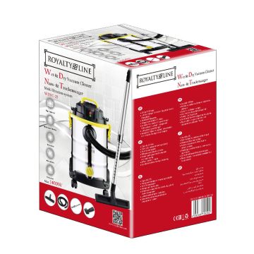 RL-WDVC-30 Ηλεκτρική Σκούπα για Υγρά και Στερεά 30L 1400W - 