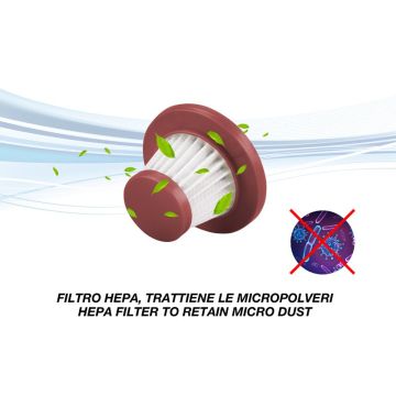 Ασύρματο Σκουπάκι χειρός, για υγρά και στερεά, Beper P202ASP401 - 