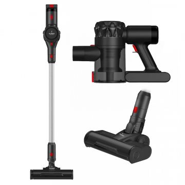 Just Perfecto Ασύρματη επαναφορτιζόμενη ηλεκτρική σκούπα 2 σε 1 JL-19 - 