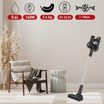 Just Perfecto Ασύρματη επαναφορτιζόμενη ηλεκτρική σκούπα 2 σε 1 JL-19 - 