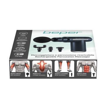Μίνι Πιστόλι Μασάζ: Για Πόδια, Σώμα & Χέρια - Ιδανικό για Χαλάρωση, Beper P302MAS002 - 