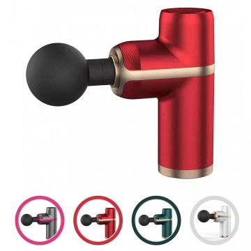 Cenocco Μίνι πιστόλι μασάζ για τα Πόδια, το Σώμα & τα Χέρια με Δόνηση CC-9114-RED - 