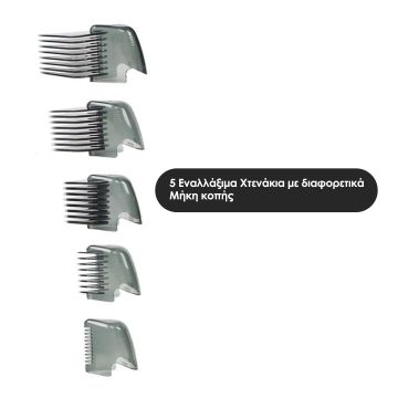 Cenocco Κουρευτική – ξυριστική μηχανή με LED φωτισμό και μπαταρία, CC-9110 - 