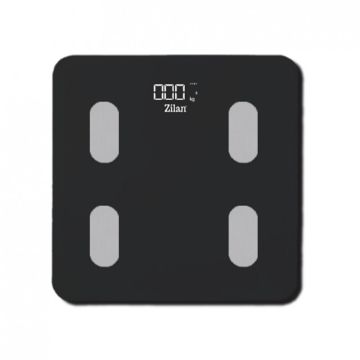 Ψηφιακή Ζυγαριά Μπάνιου έως 180Kg με Application σε μαύρο χρώμα Zilan ZLN8980 Ψηφιακή Ζυγαριά Μπάνιου έως 180Kg με Application σε μαύρο χρώμα Zilan ZLN8980