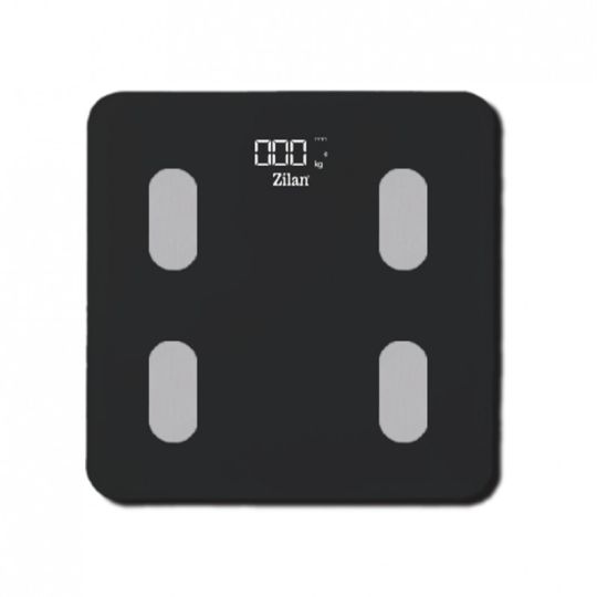 Ψηφιακή Ζυγαριά Μπάνιου έως 180Kg με Application σε μαύρο χρώμα Zilan ZLN8980