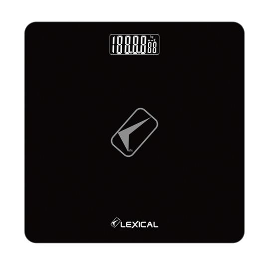 Ψηφιακή Ζυγαριά Μπάνιου έως 180Kg Μαύρη Lexical LBS-4353-BLACK