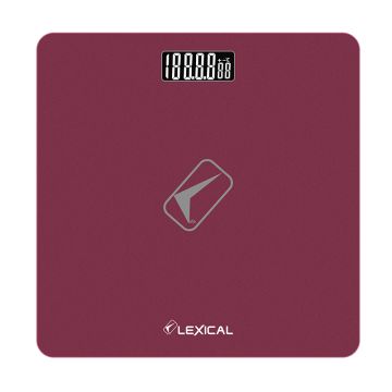 Ψηφιακή Ζυγαριά Μπάνιου έως 180Kg Μωβ Lexical LBS-4353-PURPLE