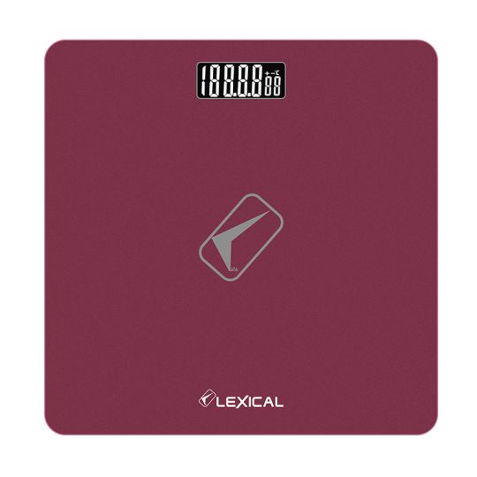 Ψηφιακή Ζυγαριά Μπάνιου έως 180Kg Μωβ Lexical LBS-4353-PURPLE