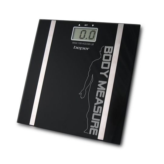 Beper 40.808Α Ηλεκτρονική Ζυγαριά με υπολογισμό λίπους σώματος 150Kg Max