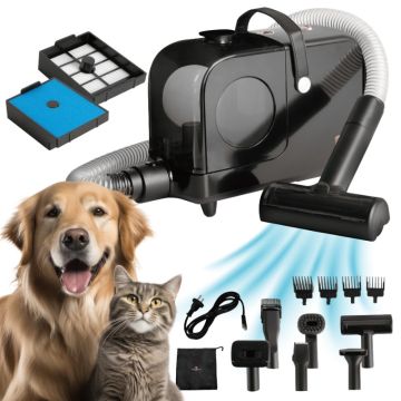 Κουρευτική Μηχανή Κατοικιδίων 6-σε-1 με Ηλεκτρική Σκούπα Berlinger Haus BH-9582 - 