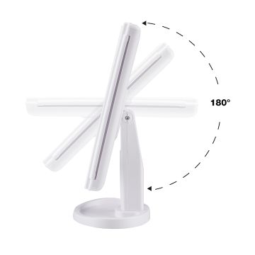 Beper Καθρέφτης Μπαταρίας Τριπλής Επιφάνειας με Μεγέθυνση και Φωτισμό LED P302VIS050 - 