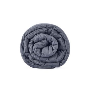 Μονή Ατομική Θεραπευτική Κουβέρτα Βαρύτητας Gravitation Therapy 150x200cm 7kg Μονή (150x200cm) Ανθρακί - 