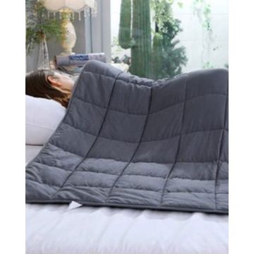 Μονή Ατομική Θεραπευτική Κουβέρτα Βαρύτητας Gravitation Therapy 150x200cm 7kg Μονή (150x200cm) Ανθρακί - 