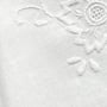 Λινή Πετσέτα Φαγητού Κηπούρ με Κέντημα 40x40cm 40x40cm Άσπρο - 