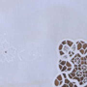 Βαμβακερό Λευκό Πετσετάκι με Δαντέλα Κηπούρ 40x40cm 40x40cm Άσπρο - 