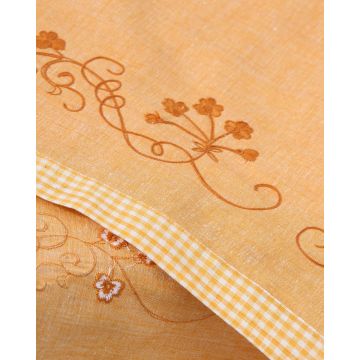 Τραβέρσα Χειροποίητο Κέντημα Borea Bo Maison Τραβέρσα (41x115cm) Κίτρινο - 