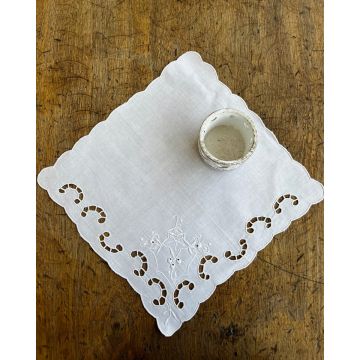 Βαμβακερό Κοφτό Πετσετάκι Bo Maison 30x30cm 30x30cm Άσπρο