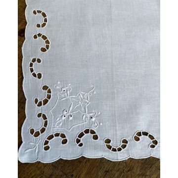 Βαμβακερό Κοφτό Πετσετάκι Bo Maison 30x30cm 30x30cm Άσπρο - 