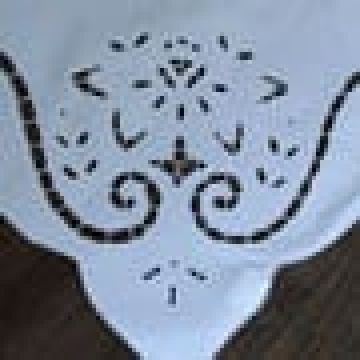 Βαμβακερή Μπομπονιέρα με Κοφτή Γωνία Alpha Bo Maison 33x33cm 33x33cm Άσπρο - 