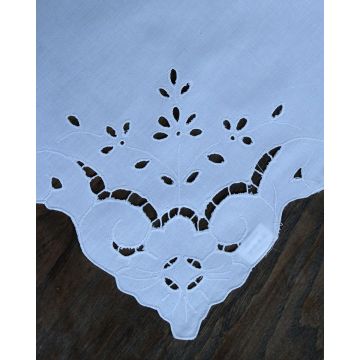 Βαμβακερή Γωνία Gamma Bo Maison 33x33cm 33x33cm Άσπρο - 