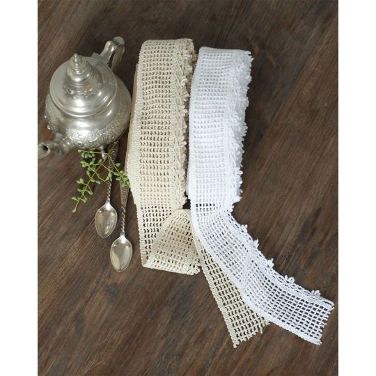 Βαμβακερή Δαντέλα για DIY Δημιουργίες Virgo Bo Maison 7.5cm