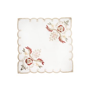 Πετσετάκι Κέντημα Άνθη 2 Πλευρές Arabesque Bo Maison 30x30cm 30x30cm Μπεζ Πετσετάκι Κέντημα Άνθη 2 Πλευρές Arabesque Bo Maison 30x30cm 30x30cm Μπεζ