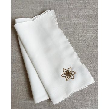 Διακοσμητικό Πετσετάκι Γωνία Ραφιέρας με Κέντημα Daisy Bo Maison 30x30cm 30x30cm