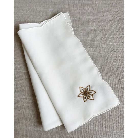 Διακοσμητικό Πετσετάκι Γωνία Ραφιέρας με Κέντημα Daisy Bo Maison 30x30cm 30x30cm