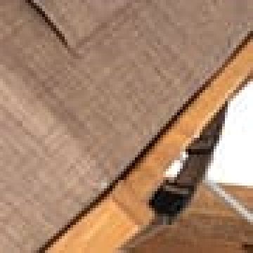 Ξύλινη Ξαπλώστρα με Οβάλ Προφίλ και Μαξιλάρι Pacho 95x215x22cm - 