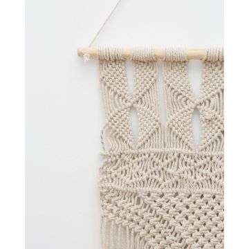 Διακοσμητικό Τοίχου Μακραμέ Tagger Παραθύρου (40x70cm) - 
