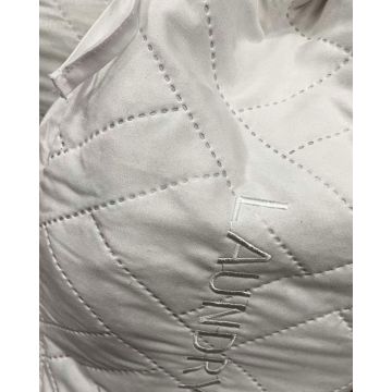 Microsilk Σάκος Απλύτων με Κέντημα Laundry Bag Nomas Άσπρο - 