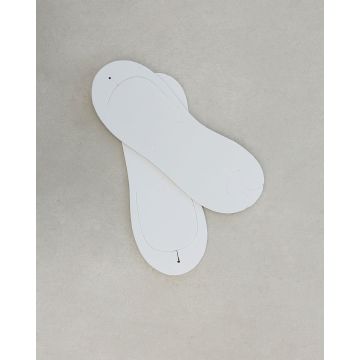 Παντόφλες Σαγιονάρες Μιας Χρήσης Πεντικιούρ Spa One Size Άσπρο - 