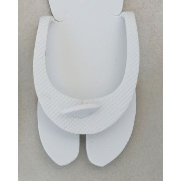 Παντόφλες Σαγιονάρες Μιας Χρήσης Πεντικιούρ Spa One Size Άσπρο - 