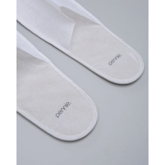 Non woven κλειστές παντόφλες Glacier One Size (Παντόφλες επισκεπτών) Άσπρο