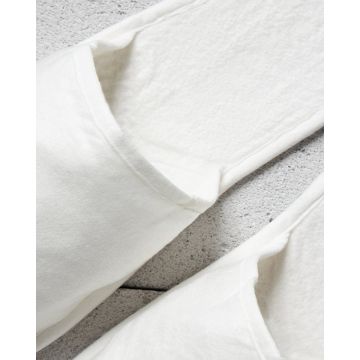 Bio Bamboo Κλειστές Λευκές Παντόφλες Rheo One Size (28.5cm) Άσπρο - 