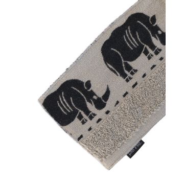 Γκρι Βαμβακερό Γάντι Μπάνιου Savannah 13x15cm One Size (13x15cm) Γκρι - 