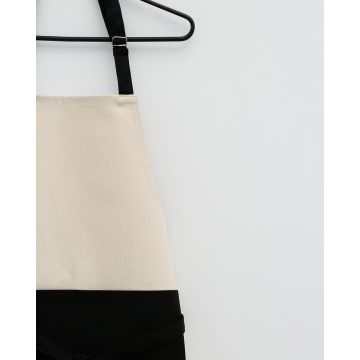 Εκρού Ποδιά Λαιμού Μαγείρων και Σερβιτόρων Dutch  Μπούστο (65x90cm) Εκρού - 