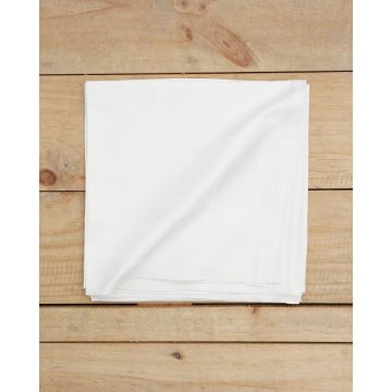 Ζακάρ Πετσέτα Φαγητού Gourmet 53x53cm Άσπρο