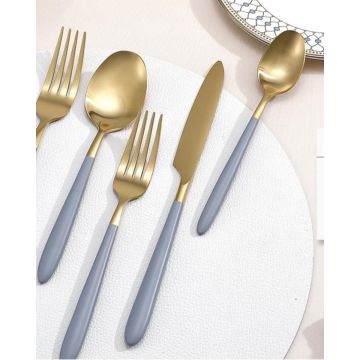 Ανοξείδωτο Κουτάλι Γλυκού Ματ Υφή Demy - 