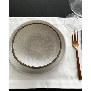 Σουπλά με Γαλλική Γωνία 2εκ. Restaurant Diagonale 30x50cm 30x50cm Άσπρο