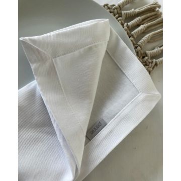 Σουπλά με Γαλλική Γωνία 2εκ. Restaurant Diagonale 30x50cm 30x50cm Άσπρο - 