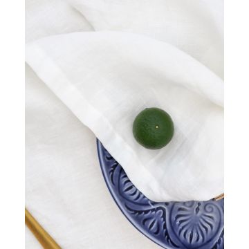 Επαγγελματική Λινή Πετσέτα Φαγητού Linari Off White 50x50cm - 