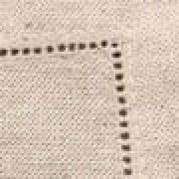 Μονόχρωμη Αζούρ Πετσέτα Φαγητού με Γαλλική Γωνία Elsa Panama 50x50cm 50x50cm Εκρού - 